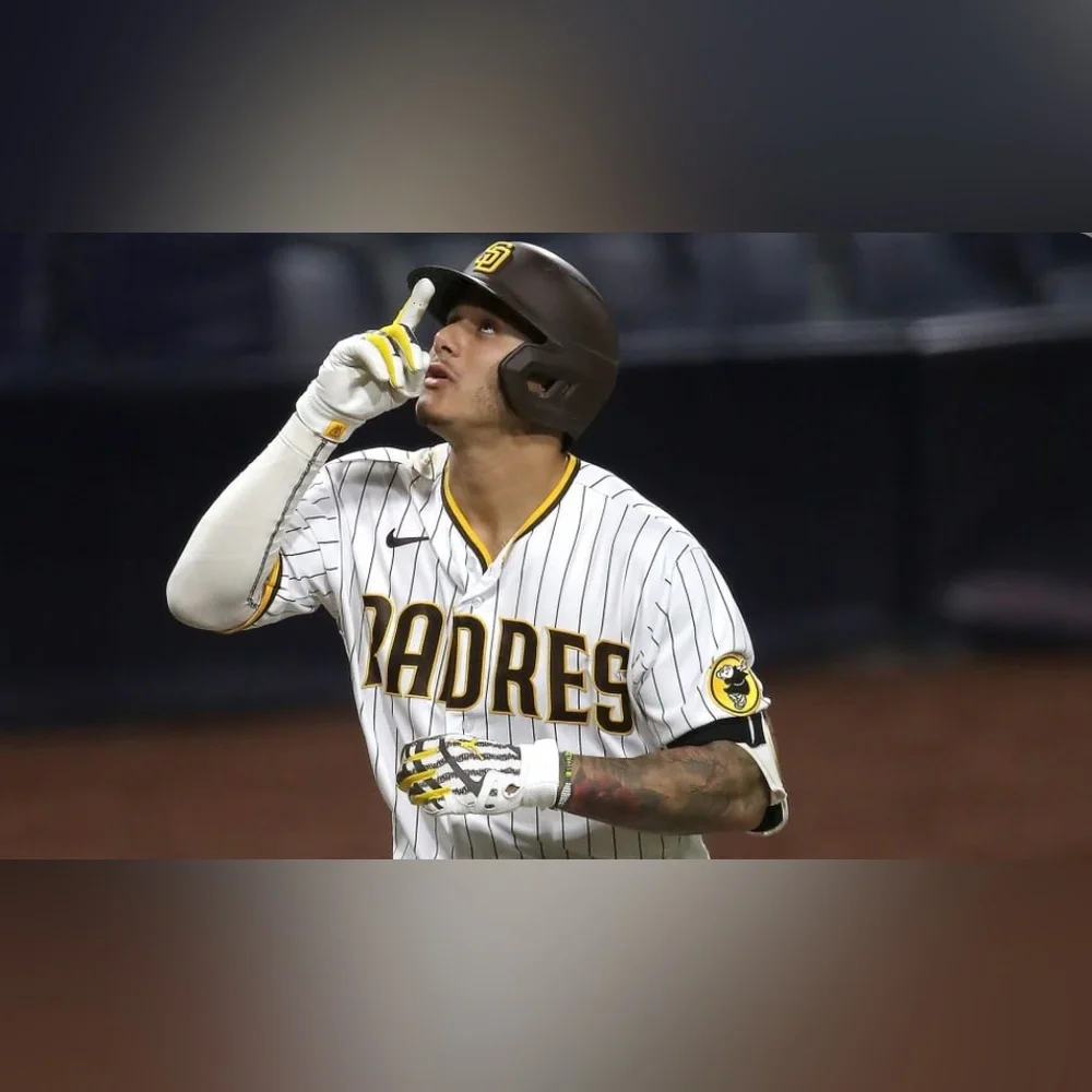 Nike Authentic San Diego Padres Manny Machado #13 Baseball Jersey Men’s Sz: L - Picture 3 of 9